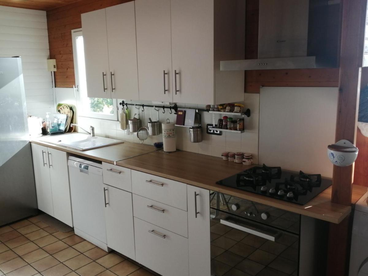 Maison familiale en bois avec piscine, proche du bassin Gujan-Mestras Extérieur photo